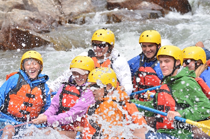 Rafting Colorado's Arkansas River with teens. Perfect for new rafters! | Meander & Coast