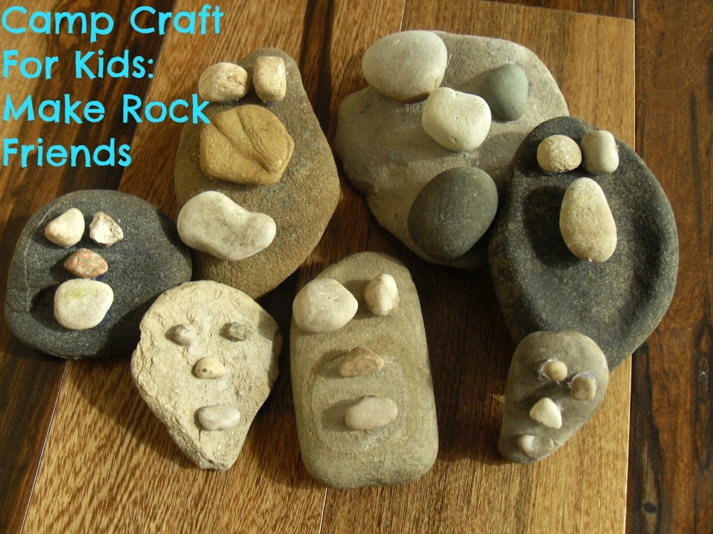 Rock crafts to make while camping. Painting, decorating, jewelry, and more. | Meander & Coast